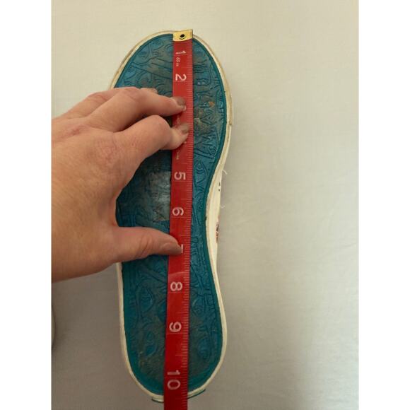 Blowfish Malibu Womens 8.5 Cottage Beach Floral Raw Slip On Canvas Sneaker Shoes - Picture 12 of 14